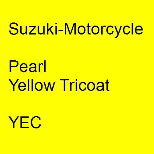 Suzuki-Motorcycle, Pearl Yellow Tricoat, YEC.